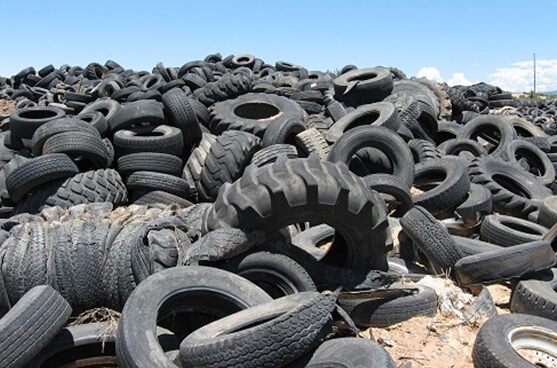 废旧轮胎通过环保处理能成为黑色黄金